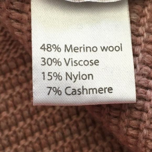 Benedetta B Pink Wool-Cashmere Sweater Size L - Minimalist, Cozy, Elegant - Picture 4 of 6